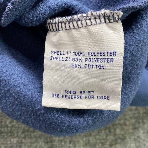 Charlotte Bobcats Jacket Men's S Blue NBA Exclusive Collection Zip Front Patches - Picture 11 of 16